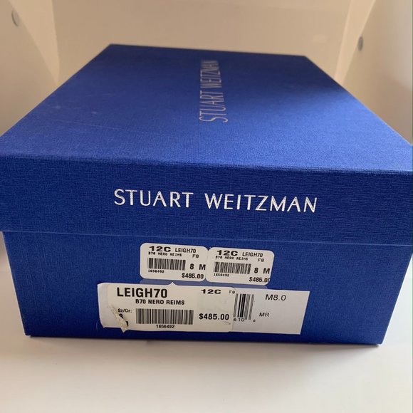 STUART WEITZMAN Black High Heel Shoe Size 8M  NEW! - Picture 5 of 6